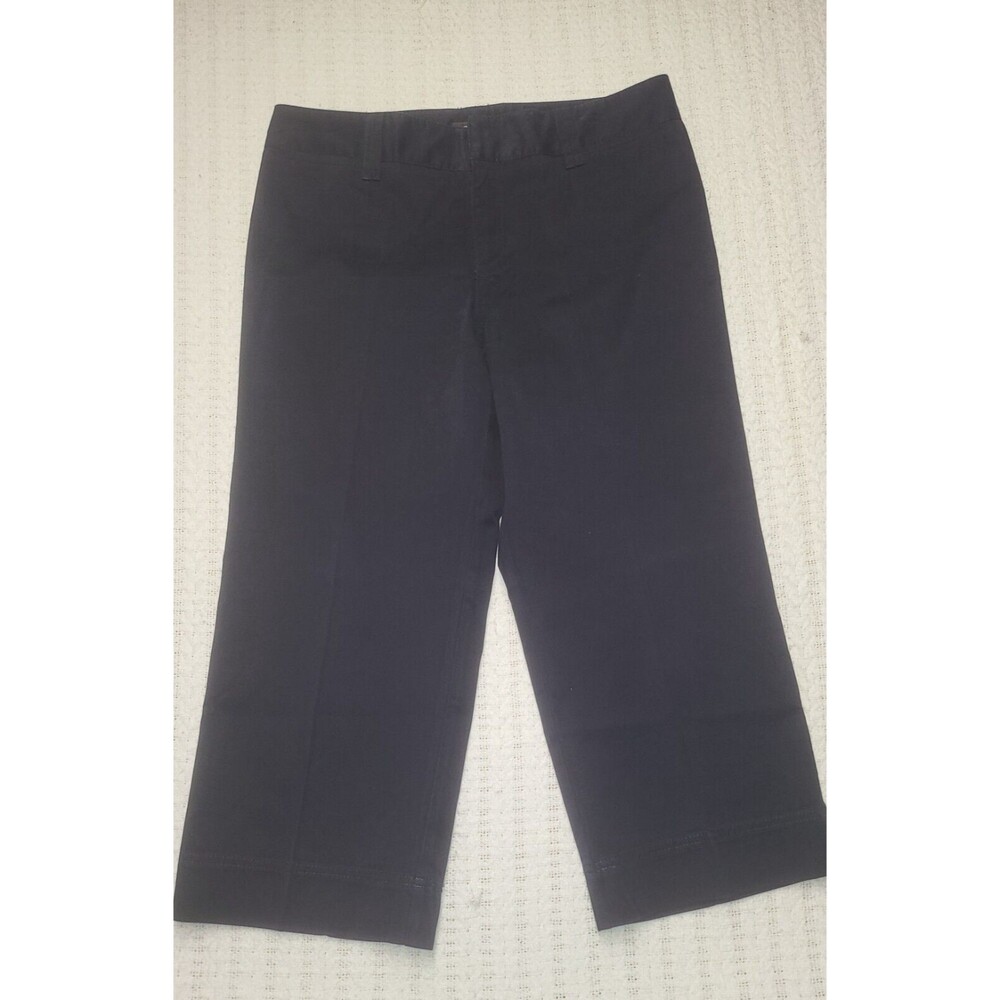 Eddie Bauer Women's Vashon Fit Blue Capri Pants Womens Size 12